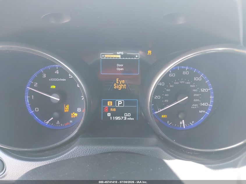 2019 SUBARU OUTBACK auction photo 7