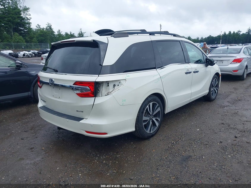 Vin: 5fnrl6h97kb004832, lot: 46240143, honda odyssey elite 20194