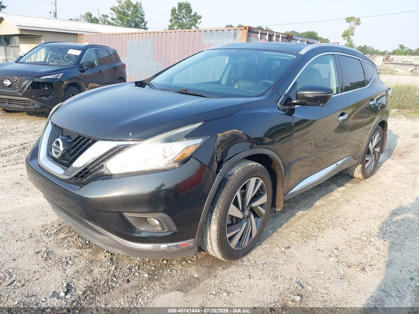 2016 NISSAN MURANO SPORT UTILITY VEHICLE 3.5L V-6 DOHC, VVT, 260HP