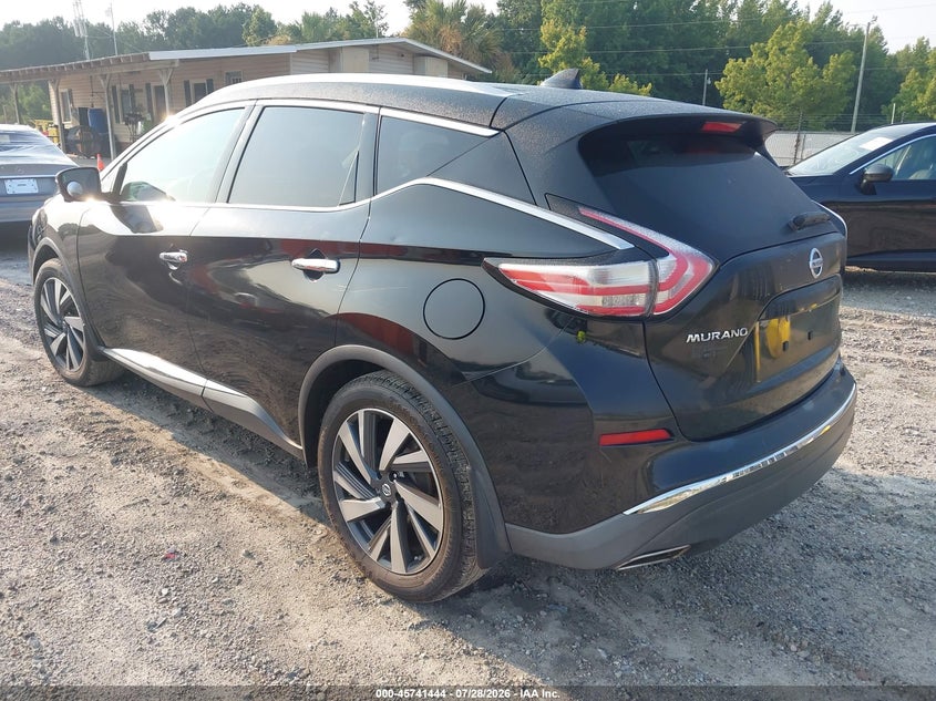 2016 NISSAN MURANO SPORT UTILITY VEHICLE 3.5L V-6 DOHC, VVT, 260HP