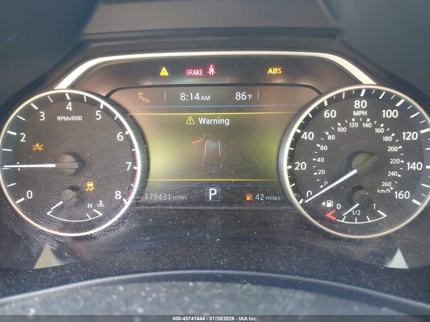 2016 NISSAN MURANO SPORT UTILITY VEHICLE 3.5L V-6 DOHC, VVT, 260HP