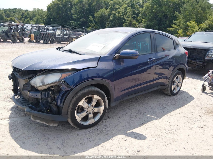 Vin: 3czru6h53hg708095, lot: 46240181, honda hr-v ex 20172