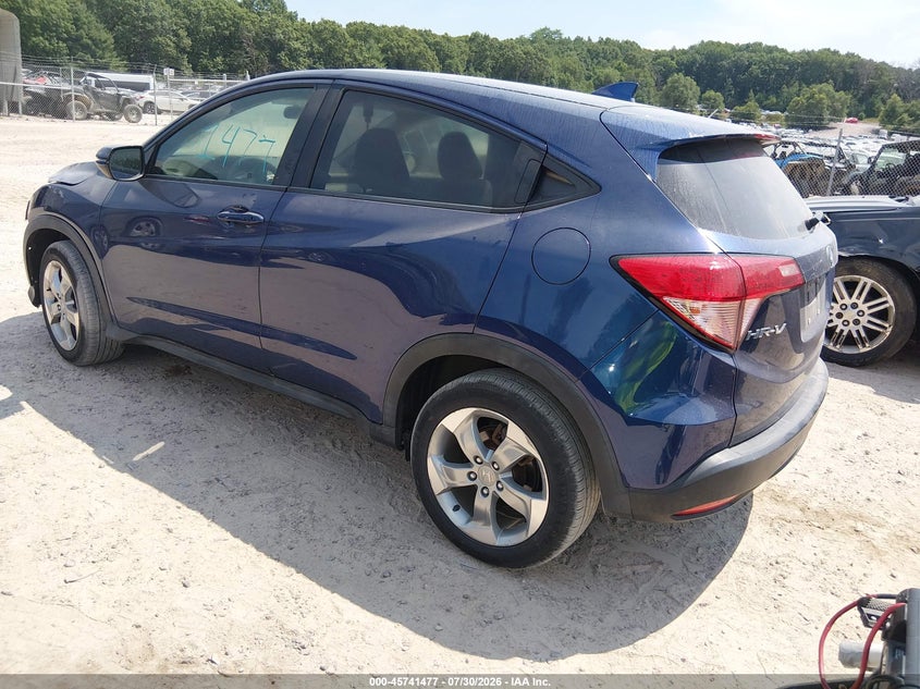 Vin: 3czru6h53hg708095, lot: 46240181, honda hr-v ex 20173