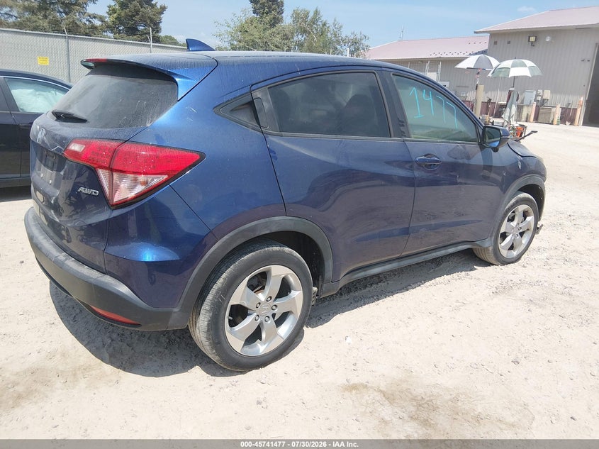 Vin: 3czru6h53hg708095, lot: 46240181, honda hr-v ex 20174