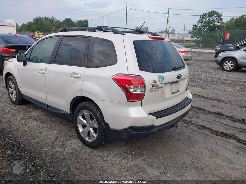 Vin: jf2sjadc1fh482313, lot: 46240191, subaru forester 2.5i premium 20153