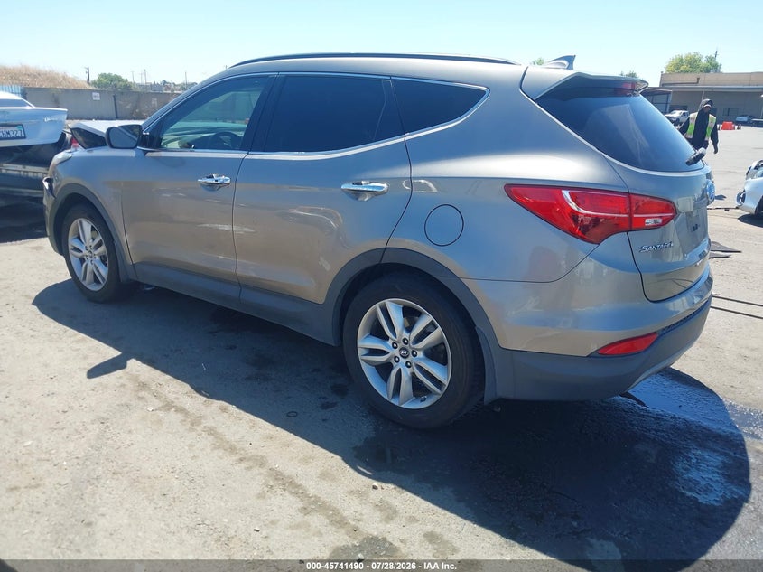 Vin: 5xyzu3la9eg220207, lot: 46240194, hyundai santa fe sport 2.0l turbo 20143
