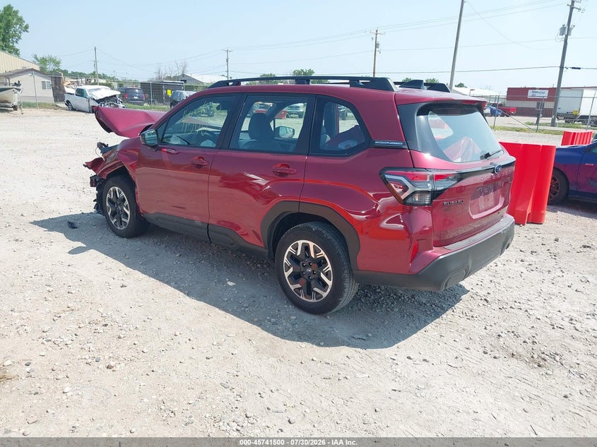 Vin: jf2sldac4sh523804, lot: 46240204, subaru forester 20253