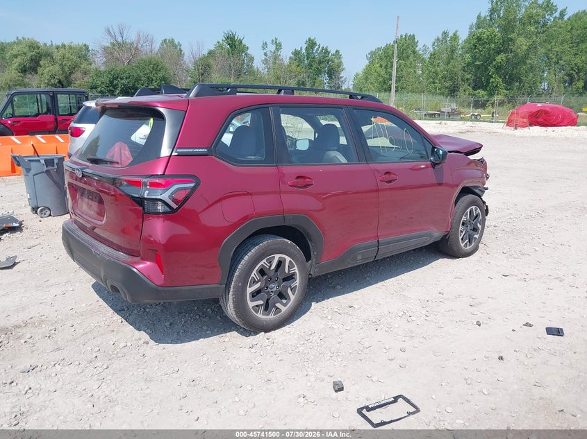 Vin: jf2sldac4sh523804, lot: 46240204, subaru forester 20254