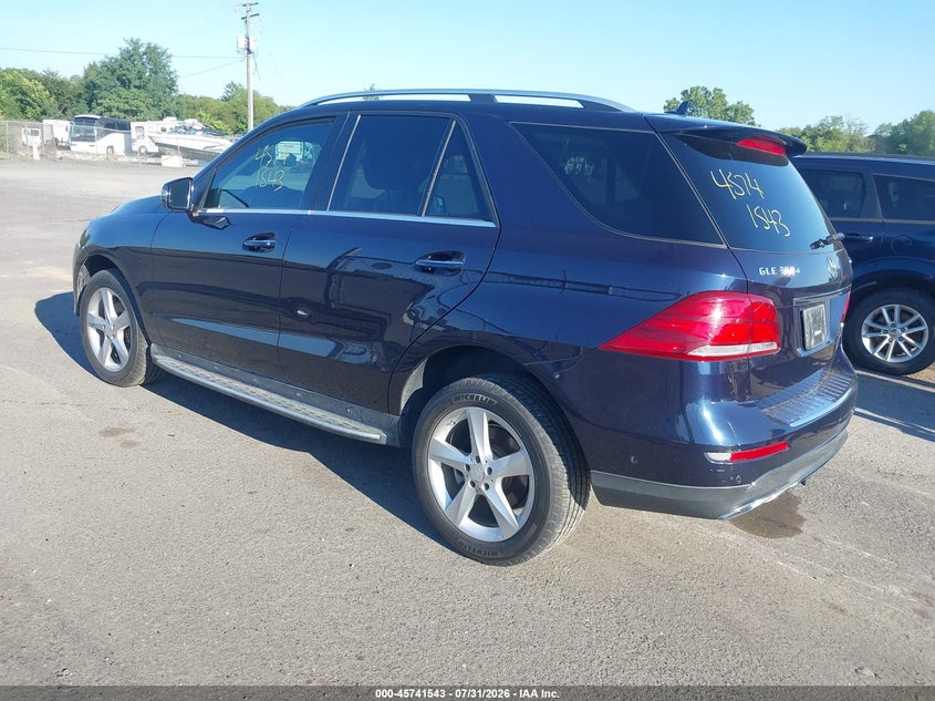 Vin: 4jgda0eb7ga671030, lot: 46240247, mercedes-benz gle 300d 4matic 20163