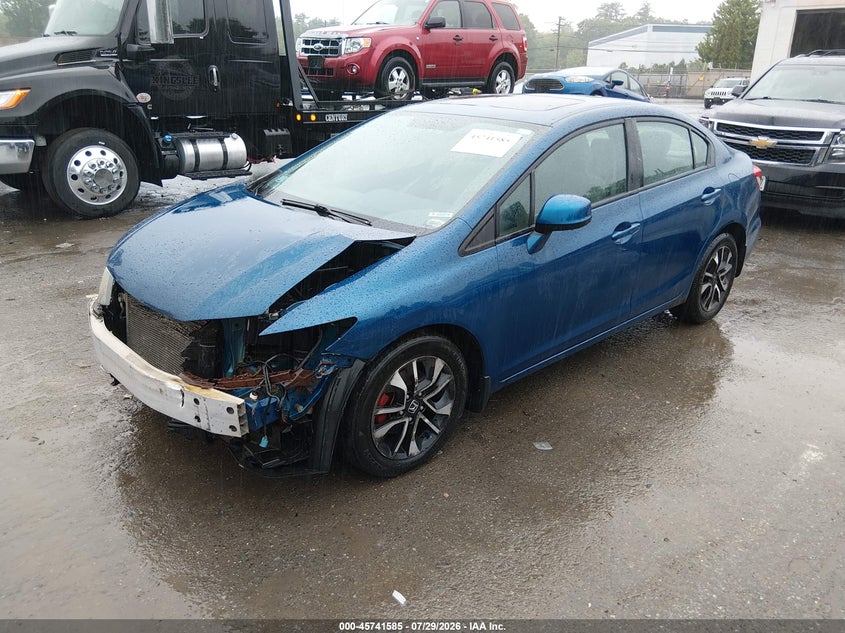 Vin: 2hgfb2f80dh505150, lot: 46240289, honda civic ex 20132