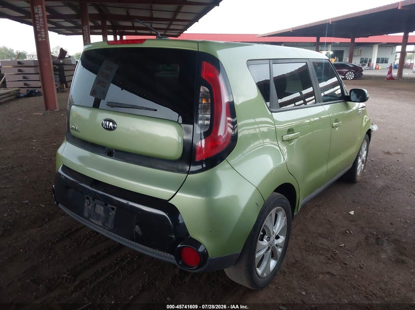 Vin: kndjp3a55g7862577, lot: 46240313, kia soul + 20164