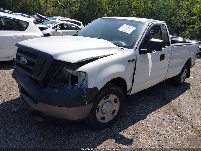 2005 Ford F-150, Front End, IAAI, VIN 1FTRF12WX5NA80608 — photo 2