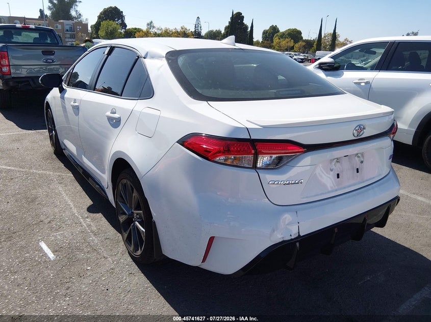 Vin: jtds4mcext3527588, lot: 46240331, toyota corolla se 20263