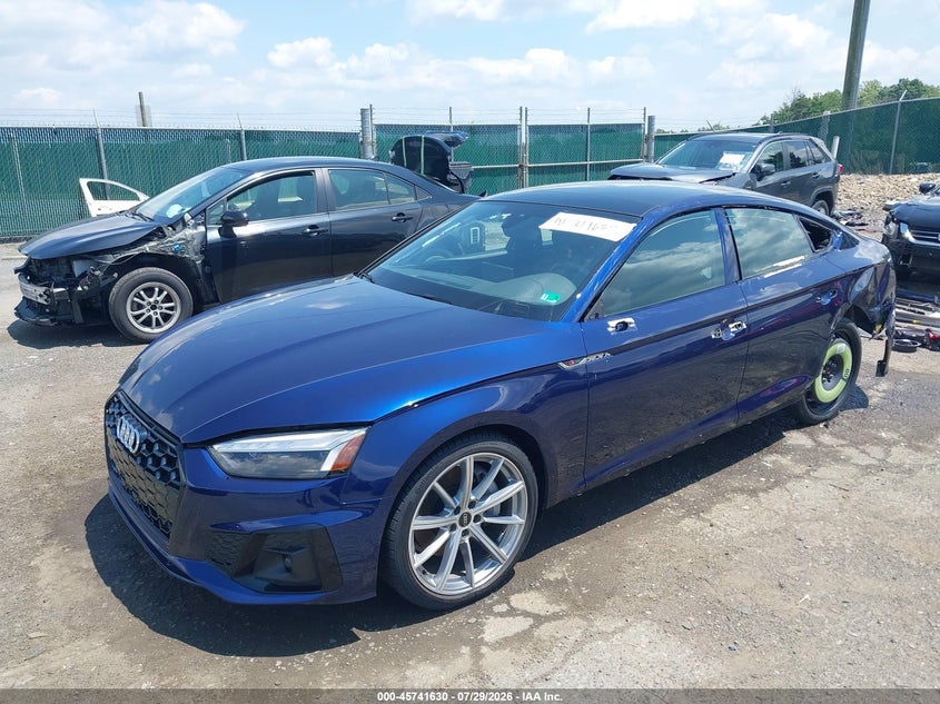Vin: waudacf51sa017306, lot: 46240334, audi a5 sportback premium 45 tfsi s line quattro s tronic 20252