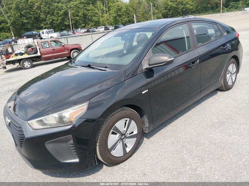 Vin: kmhc65lc2ju075965, lot: 46240411, hyundai ioniq hybrid blue 20182