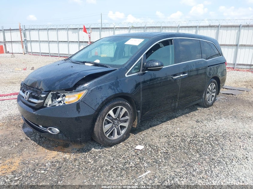 Vin: 5fnrl5h91fb017429, lot: 46240419, honda odyssey touring/touring elite 20152