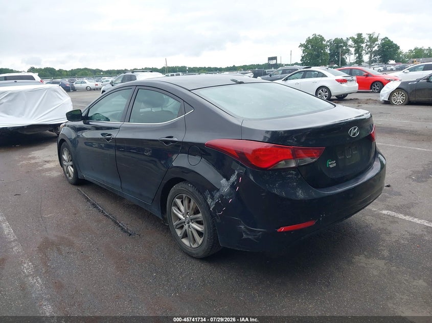 Vin: 5npdh4ae3fh572364, lot: 46240438, hyundai elantra se 20153