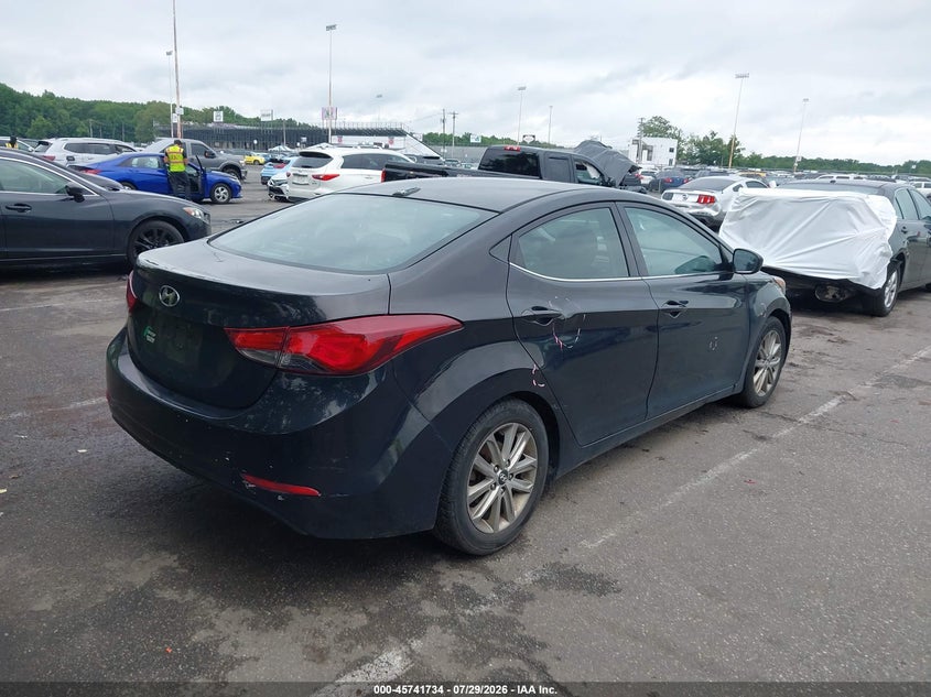 Vin: 5npdh4ae3fh572364, lot: 46240438, hyundai elantra se 20154