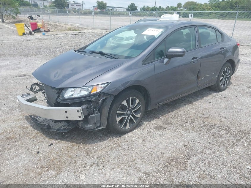 Vin: 19xfb2f83ee084908, lot: 46240445, honda civic ex 20142