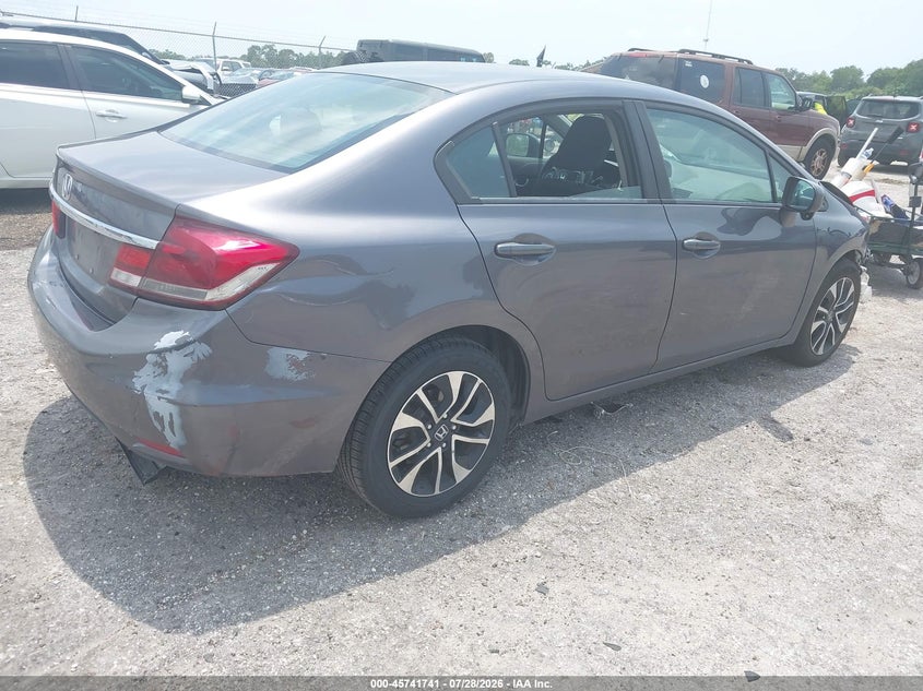 Vin: 19xfb2f83ee084908, lot: 46240445, honda civic ex 20144