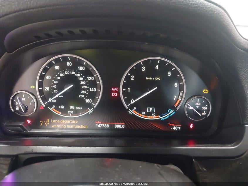 2012 BMW 750LI auction photo 7