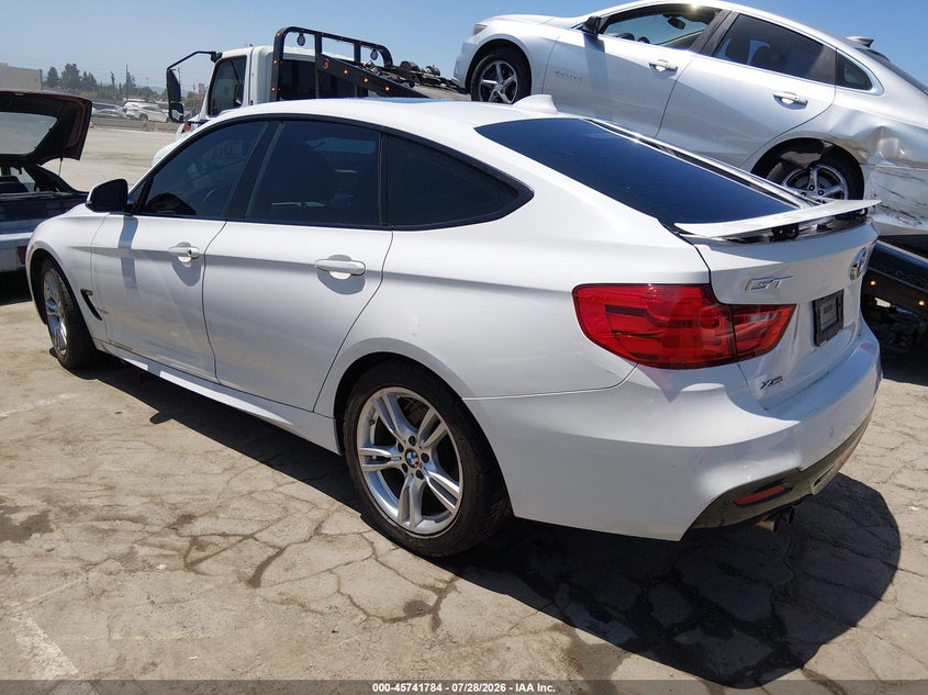 Vin: wba3x5c56fd561301, lot: 46240488, bmw 328i gran turismo xdrive 20153