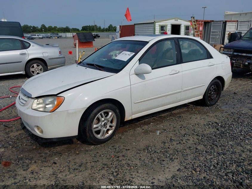 2004 Kia Spectra, Normal Wear & Tear, IAAI, VIN KNAFE121245036768 — photo 2