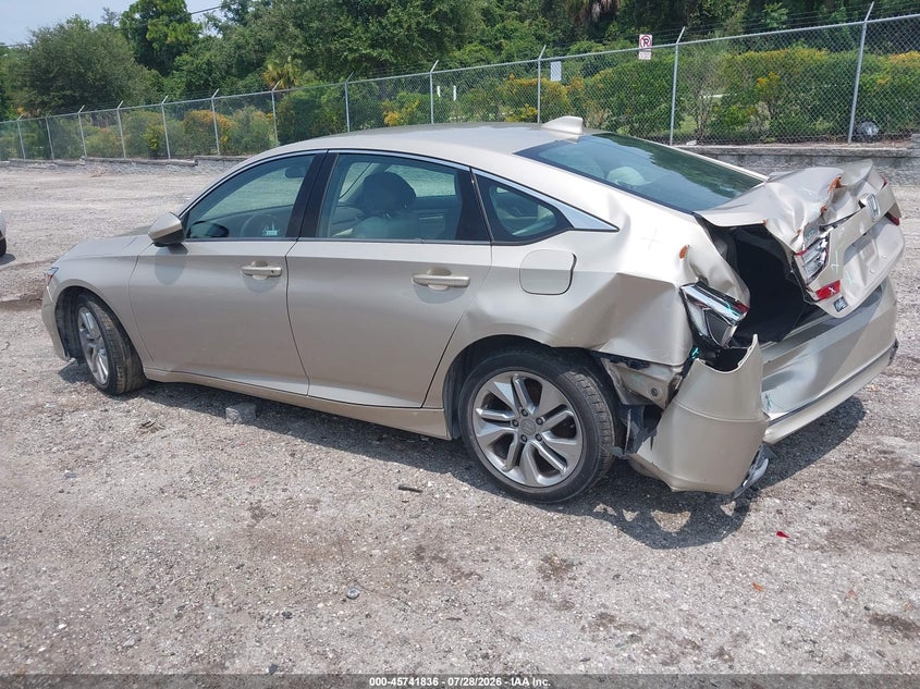 Vin: 1hgcv1f15ja128123, lot: 46240540, honda accord lx 20183