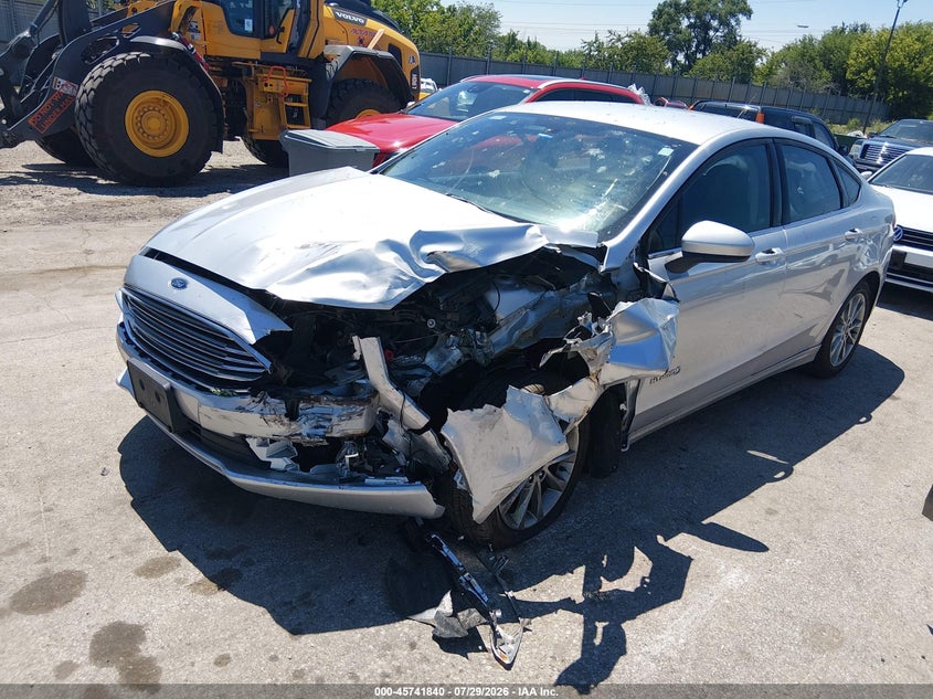 Vin: 3fa6p0lu3hr337140, lot: 46240544, ford fusion hybrid se 20172