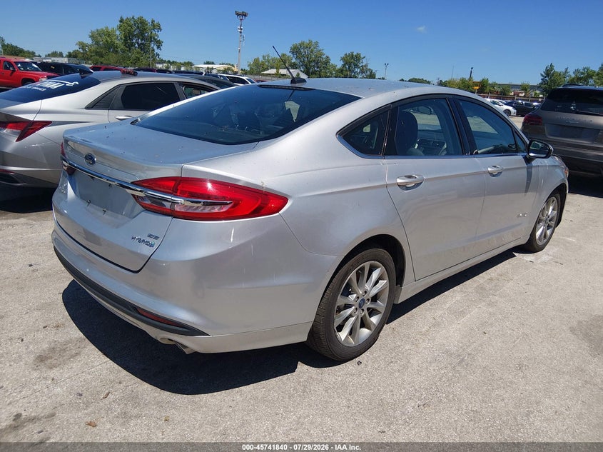 Vin: 3fa6p0lu3hr337140, lot: 46240544, ford fusion hybrid se 20174