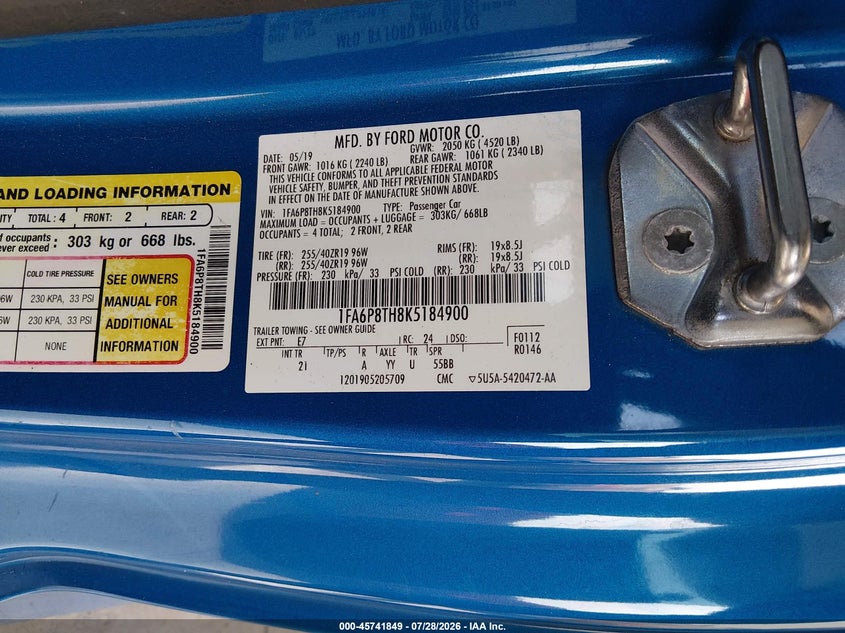 FORD MUSTANG - zdjęcie 9