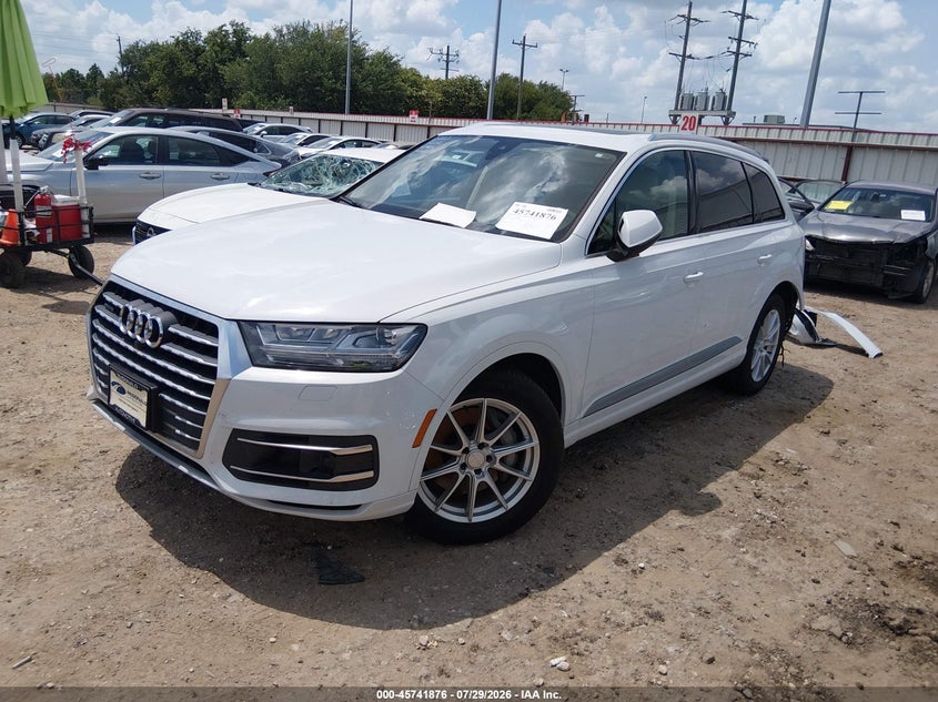 Vin: wa1laaf74jd046696, lot: 46240580, audi q7 3.0t premium 20182