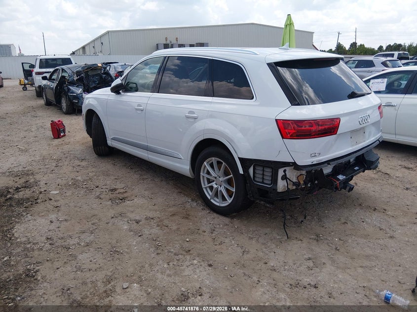 Vin: wa1laaf74jd046696, lot: 46240580, audi q7 3.0t premium 20183