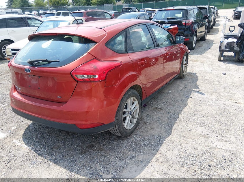 Vin: 1fadp3k20jl238773, lot: 46240582, ford focus se 20184