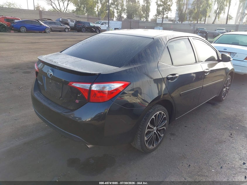 Vin: 2t1burhe1fc392244, lot: 46240589, toyota corolla s plus 20154