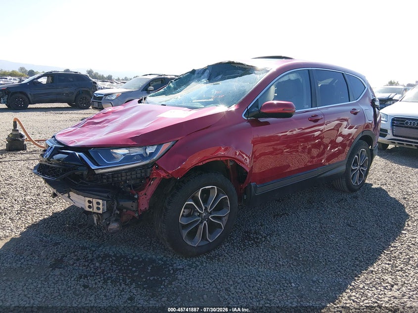 Vin: 2hkrw2h52mh642519, lot: 46240591, honda cr-v awd ex 20212