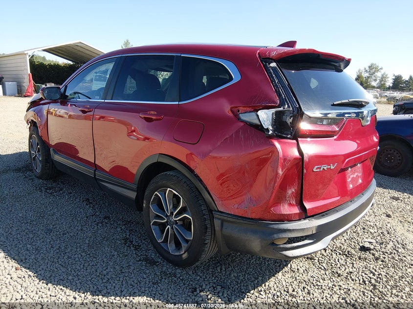 Vin: 2hkrw2h52mh642519, lot: 46240591, honda cr-v awd ex 20213