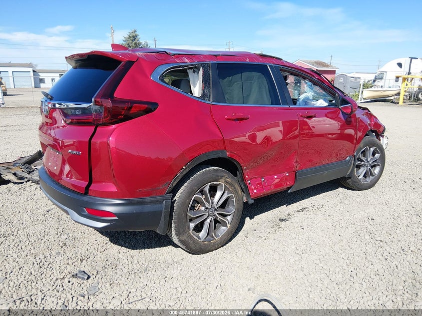 Vin: 2hkrw2h52mh642519, lot: 46240591, honda cr-v awd ex 20214