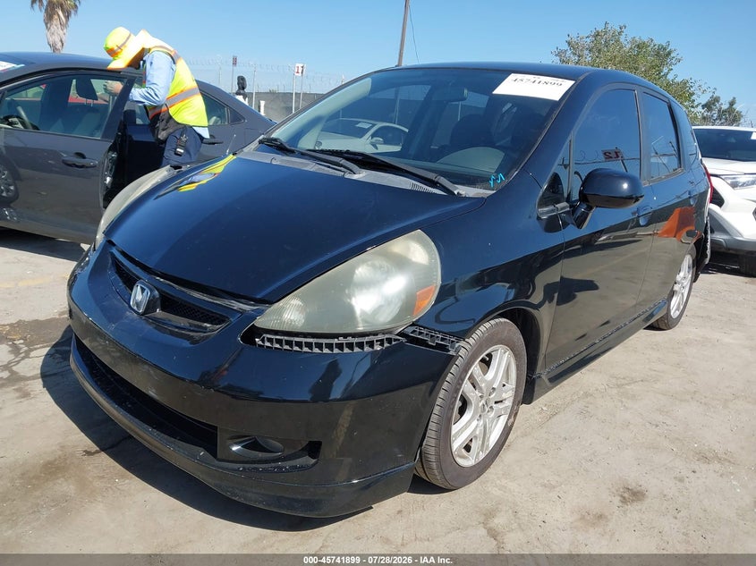 2007 Honda Fit, Удар ззаду, IAAI, VIN JHMGD38627S005792 — фото 2