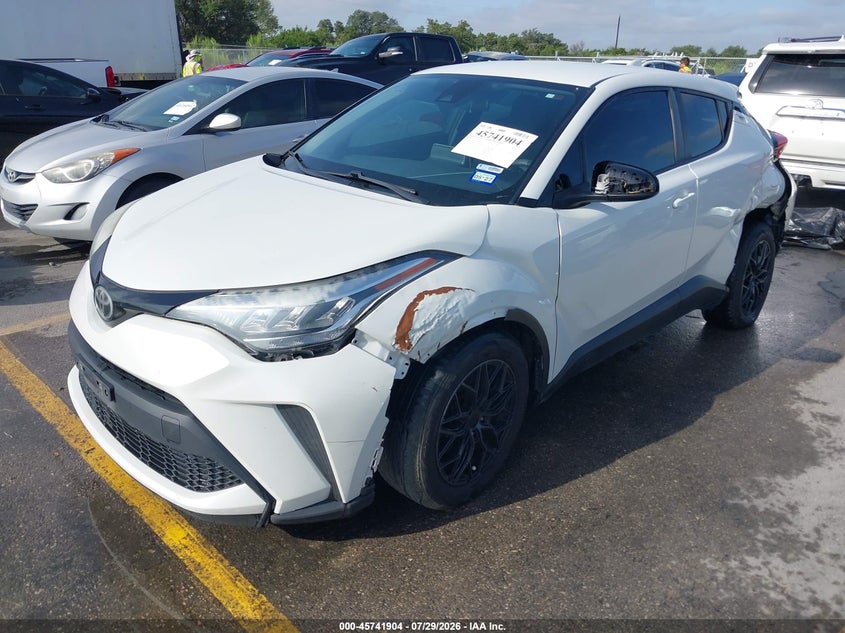 Vin: nmtkhmbx4mr129623, lot: 46240608, toyota c-hr le 20212