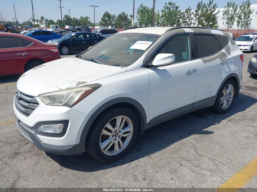 Vin: 5xyzu3la7dg070774, lot: 46240617, hyundai santa fe sport 2.0t 20132