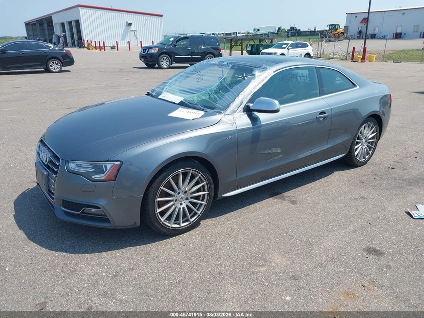 Vin: wauggafr2da002108, lot: 46240620, audi s5 3.0t premium plus 20132