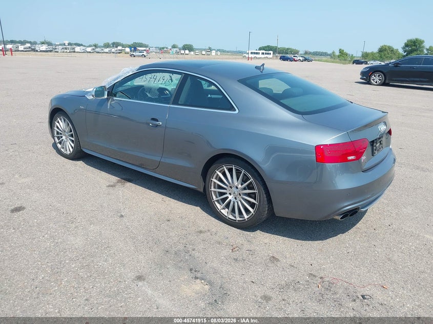 Vin: wauggafr2da002108, lot: 46240620, audi s5 3.0t premium plus 20133
