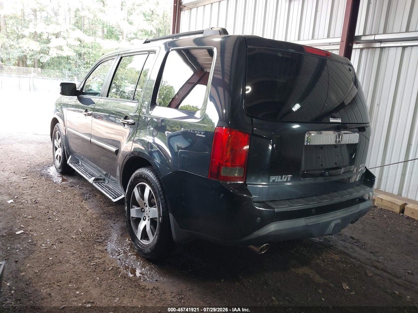 Vin: 5fnyf4h91db015562, lot: 46240625, honda pilot touring 20133