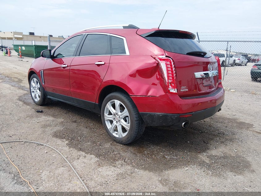Vin: 3gyfnde38fs598677, lot: 46240629, cadillac srx premium collection 20153