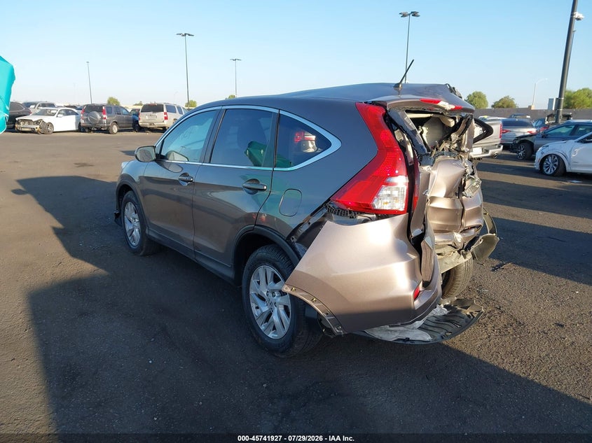 Vin: 3czrm3h57fg709472, lot: 46240631, honda cr-v ex 20153
