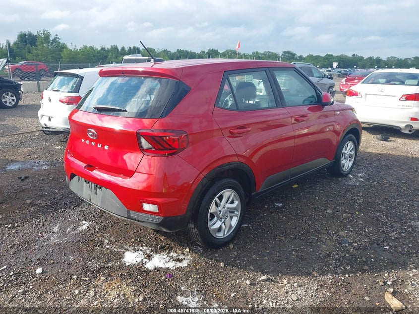 Vin: kmhrb8a3xpu211195, lot: 46240639, hyundai venue se 20234