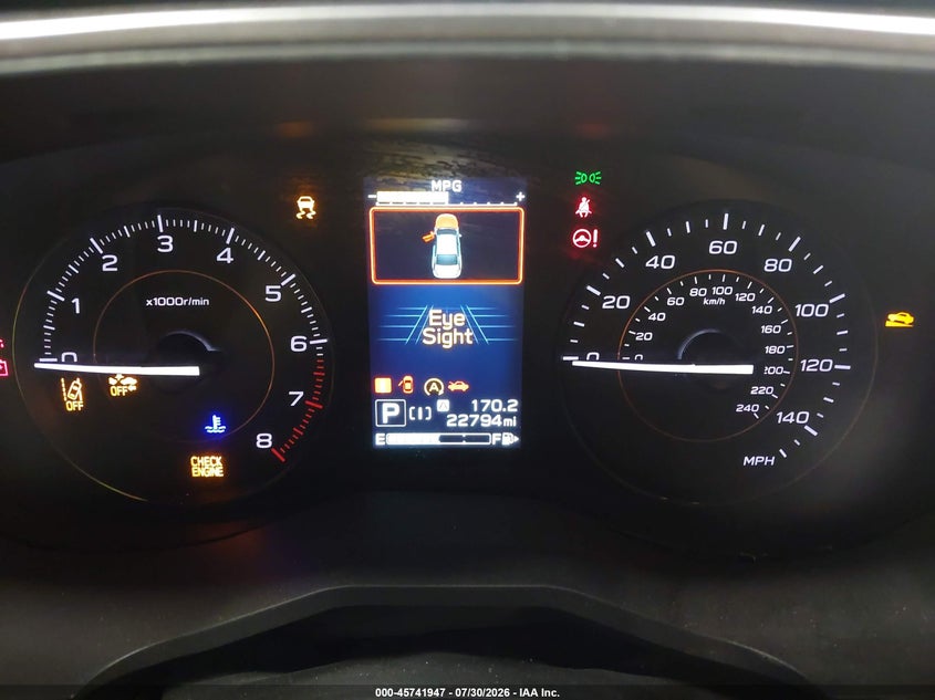 2020 SUBARU CROSSTREK auction photo 7