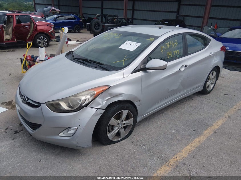 Vin: kmhdh4ae6du990920, lot: 46240667, hyundai elantra gls 20132