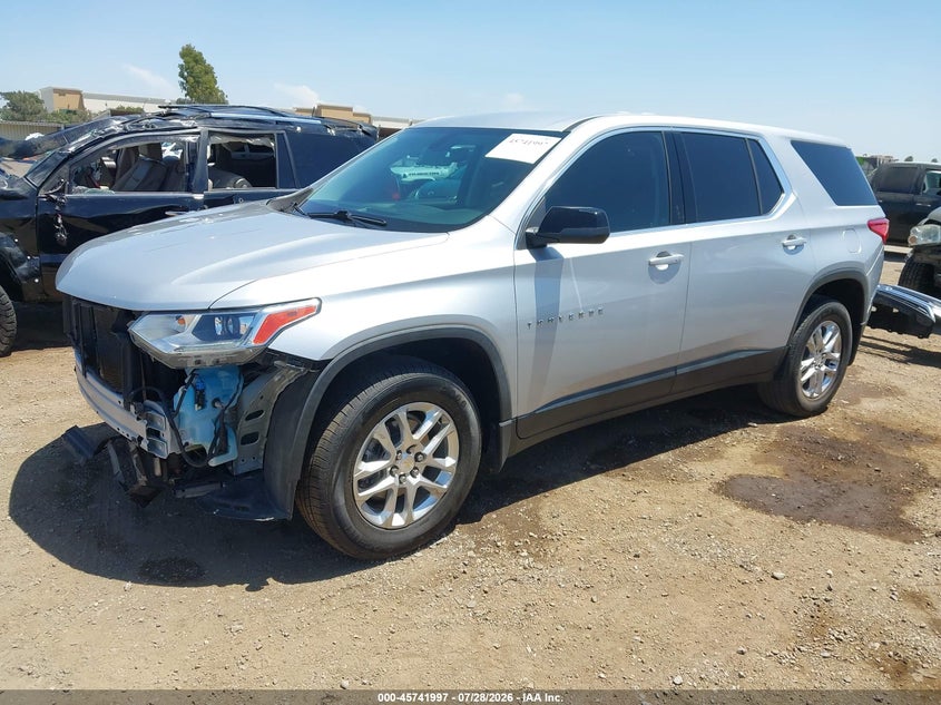 Vin: 1gnerfkwxmj175721, lot: 46240701, chevrolet traverse fwd ls 20212